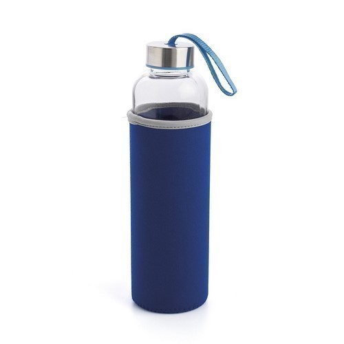 BOTELLA QUIDATE 0.4L C/FUNDA AZUL MARINO